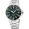 Oris Aquis Stainless Steel Green Dial Automatic Diver's 01 733 7766 4157-07 8 22 05PEB 300M Men's Watch