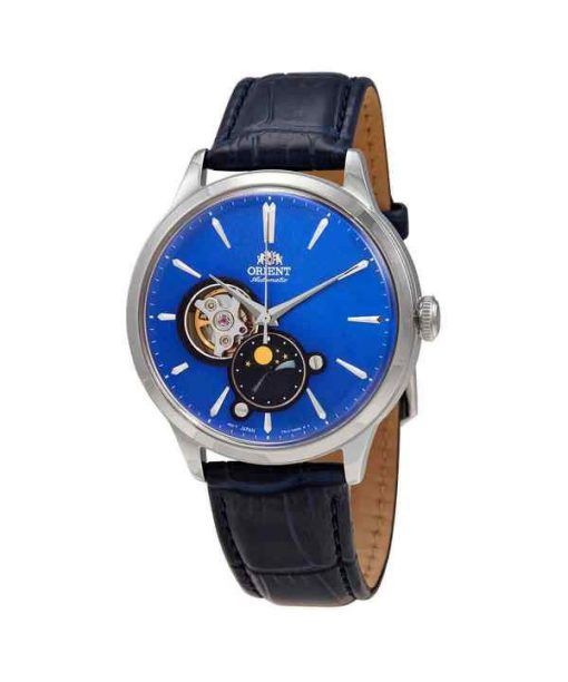 Orient Sun  Moon Phase Open Heart Dial Automatic RA-AS0103A10B Mens Watch